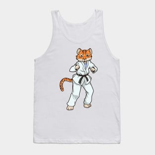 Comic tiger does judo Tank Top